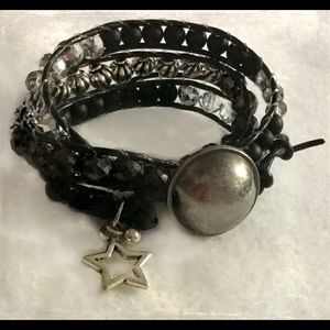 Handmade Triple Wrap Bracelet.